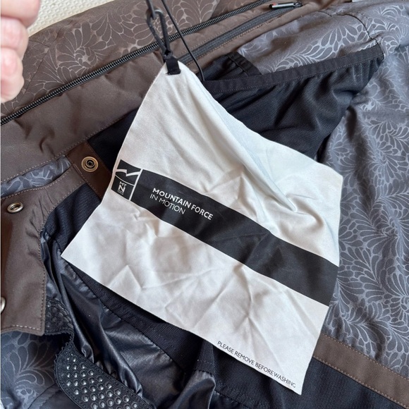 Mountain Force Ski Jacket in Brown Size 38 Medium NWOT - Picture 13 of 14